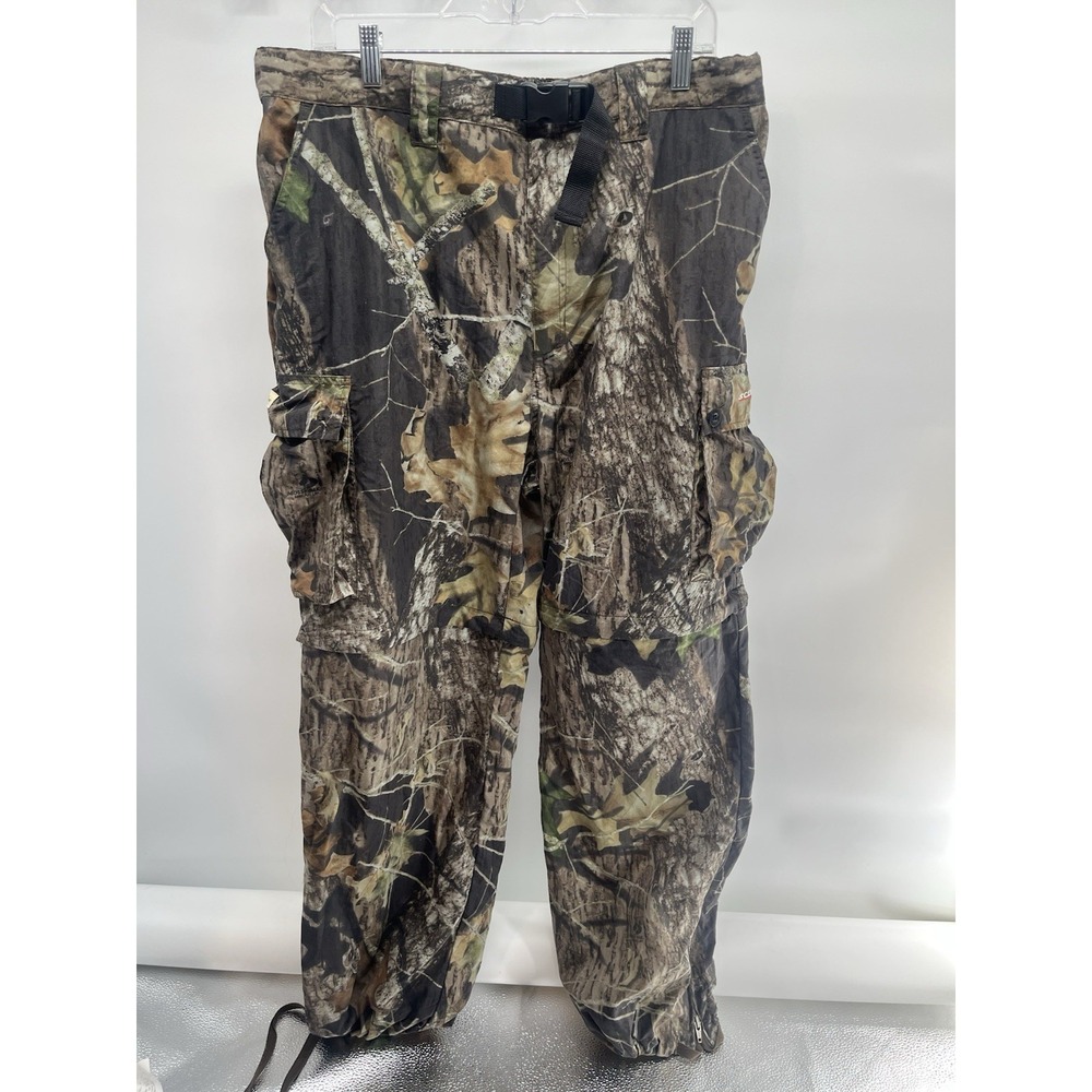 Gander Mountain Guide Series Camo Cargo Convertible Pants L Scent Shield Hunting